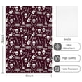thumbnail image 2 of 4 Pcs Funny Kitchen Towels,Burgundy Rock Skull Pattern Microfiber Dish Towels,Kitchen Tea Towels,Kitchen Towel Set (18" X 26"), 2 of 7