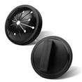 thumbnail image 1 of Clearance Now Garbage Disposal Splash Guard, Collar Sink Baffle, 3 Inch Black Garbage Disposal Stopper and Splash Guard for Sink Drain, Multi-function Drain Plugs for Garbage Disposals, 1 of 8