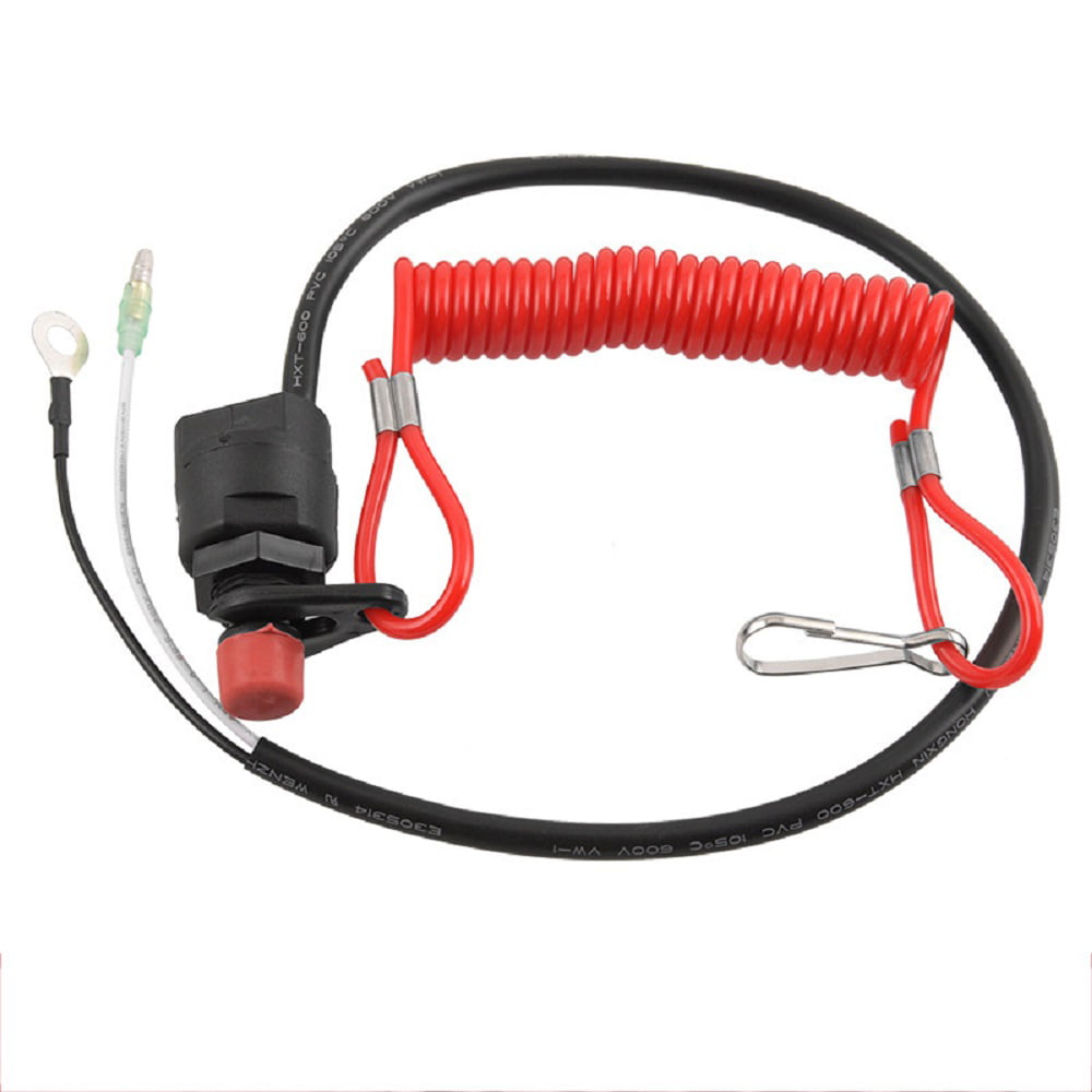 Universal Safety Engine Stop Kill Switch Lanyard for ATV Racing Bike Safety 