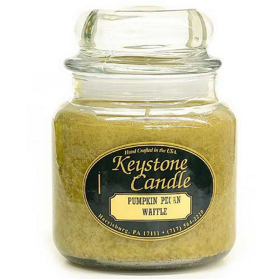 1 Pc 16 oz Pumpkin Pecan Waffles Jar Candles 4 in. diameter x 5.5 in. tall