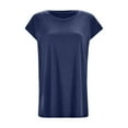 thumbnail image 3 of MAIHAN Ladies T Shirts Half Sleeve Summer Tees Soft Basic Tees Womens Summer Tops Loose Fit Shirts Spring Fashion, 3 of 3