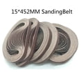 thumbnail image 2 of 5 0PCS 15 * 45 Cinturones de lijado abrasivos de 2 mm P40-600 ACUBRIR DE ARMITADA FINAL ACEITEN ARIL, 2 of 9