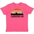 thumbnail image 3 of Inktastic Albuquerque New Mexico Skyline Youth T-Shirt, 3 of 5