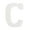 C, variant on 12 Pack: 4.75" White Wood Letter by Make Market
