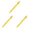 thumbnail image 1 of 2026 Cute Cartoon Erasable Pen, Character Design with Friction Ink, Fun Writing Tool for Kids to Correct Mistakes, Smooth 0.5mm Tip for School Notes - Yellow*3, 1 of 5