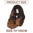 thumbnail image 2 of Chales para mujer Chal de tacto suave de cachemira Bufandas de otoño para mujer Chales y chales Bufanda de punto gruesa y cálida para invierno Poncho abierto al frente, 2 of 5