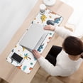thumbnail image 3 of Long Mouse Pads for Desk,White Dinosaurs Palms Stars Pattern Desk Mats on Top Of Desks, Desk Mouse Pad Extra Large with 3mm Non-Slip Base and Stitched Edge for Gaming,Office,Work,Home 31.5"x11.8", 3 of 6
