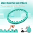 thumbnail image 2 of Heighted Hoola Circle OurStarry 32 nudos para adultos, color verde, 2 of 6