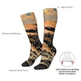 thumbnail image 4 of KLL Playful Otter Tropical Beach Print Cool Socks Men's Women's Crew Socks Funny Crazy Novelty Stockings, 4 of 6