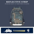 thumbnail image 5 of FORMRS Unisex School Backpack 17" Student Travel Bag with Laptop Compartment, Dinosaur with Stars, 5 of 7