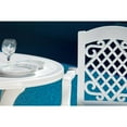 thumbnail image 2 of Compamia Truva Transitional Plastic 42" Round Resin Patio Dining Table in White, 2 of 4