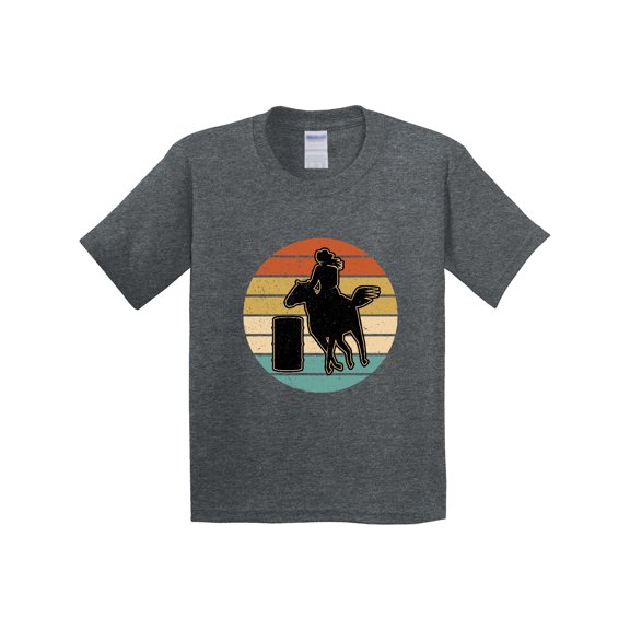 Inktastic Rodeo Barrel Racing Cowgirl Youth T-Shirt