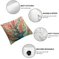 thumbnail image 4 of Nawypu  Stony Corals Throw Pillow Cover Watercolor Cute Sea Aquatic Colored Life Pillow Case Square Cushion Decorative for Couch Bed Home 2pc, 4 of 6