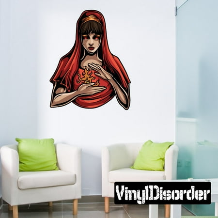 greek goddess wall decal - vinyl car sticker - uscolor015 - 25