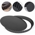 thumbnail image 2 of Non-stick Pie Pan, Removable Bottom, Pie Pan, Round Pie Quiche Pan, 2 of 5