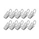 thumbnail image 1 of 30 piezas de ganchos para cortinas, resistentes, de metal, para fotos, calcetines, ropa interior (plateados), 1 of 6