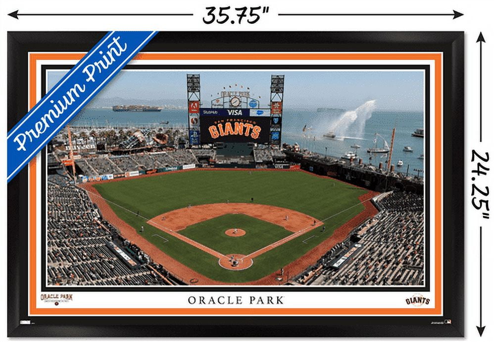 MLB San Francisco Giants - Oracle Park 22 Wall Poster, 22.375