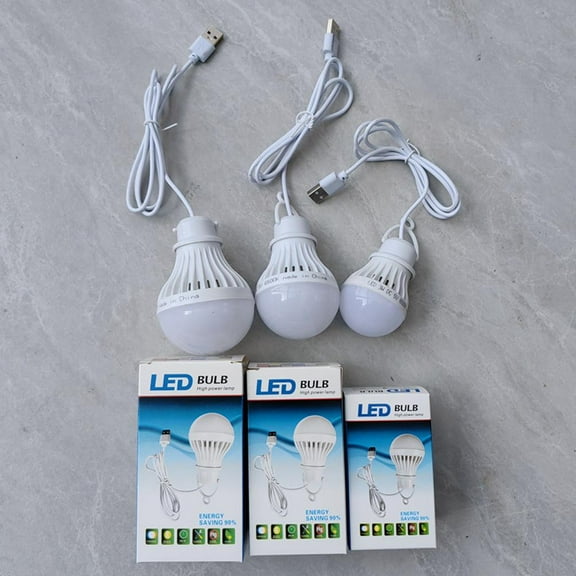 FurNest USB Bulb LED Portable Camping Lamp Mini Bulb Power Book L