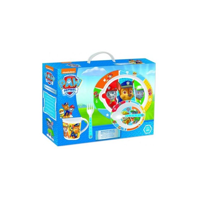 Vajilla infantil Paw Patrol 30879 Paw Patrol 5 piezas Azul