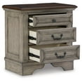 thumbnail image 3 of Signature Design by Ashley Casual Lodenbay Nightstand Antique Gray/Brown, 3 of 8
