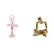 thumbnail image 1 of Estatua de la bailarina,Estatua de niña de ballet Escultura de niña de resina Artesanía,Figura de bailarina para decoración de escritorio,Figura de pensador abstracto,Estatua de pensador, 1 of 8
