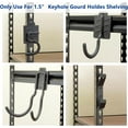 Garage Hooks Organizer Kit,12 Pack Adjustable Heavy Duty Shelving Hook