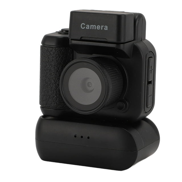 Vlogging Camera, 600 Minutos Tiempo de Trabajo Linterta Brillante 2MP Anti Distorsión 160 Cámara Deportiva de Ángulo de Lente Con Pantalla de Color para la Vida