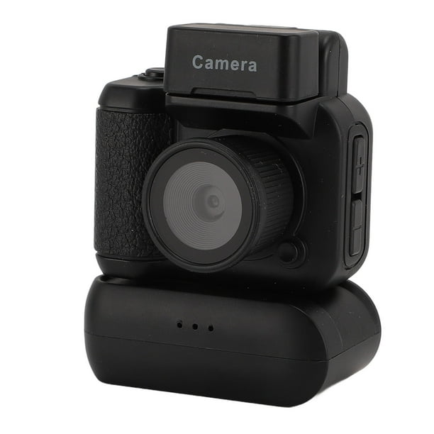 Vlogging Camera, 600 Minutos Tiempo de Trabajo Linterta Brillante 2MP Anti Distorsión 160 Cámara Deportiva de Ángulo de Lente Con Pantalla de Color para la Vida