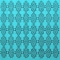 thumbnail image 1 of Ahgly Company Machine Washable Indoor Square Abstract Light Blue Contemporary Area Rugs, 4' Square, 1 of 4