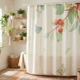 thumbnail image 5 of REGALWOVEN Cute Print Shower Curtain Sets, Waterproof Fabric Bath Curtain with 12 Hooks, Fresh Pastoral Style for Bathroom Decor Green Leaves 71"W x 71"L, 5 of 7