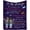 Design S3, variant on LHSHID Personalized Blanket to my amazing son from mom & dad Believe in yourself and remember to be awesome Blankets for Family Birthday Christmas Decoration Gift for son