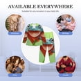 thumbnail image 7 of Bingfone Men's Pajama Set 2 Piece Loungewear PJs, Long Sleeve with Pajama Pants-Flying Frog On Branch, 7 of 7