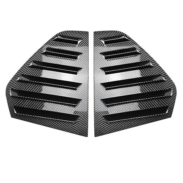 Molde de cubierta de persiana de ventilación lateral trasera de color fibra de carbono para Golf Mk8 2020-2023