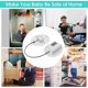 thumbnail image 5 of 2 Pack Refrigerator Lock - 3 Digit Cable Fridge Lock, Child Proof Cabinet Locks(White), 5 of 5