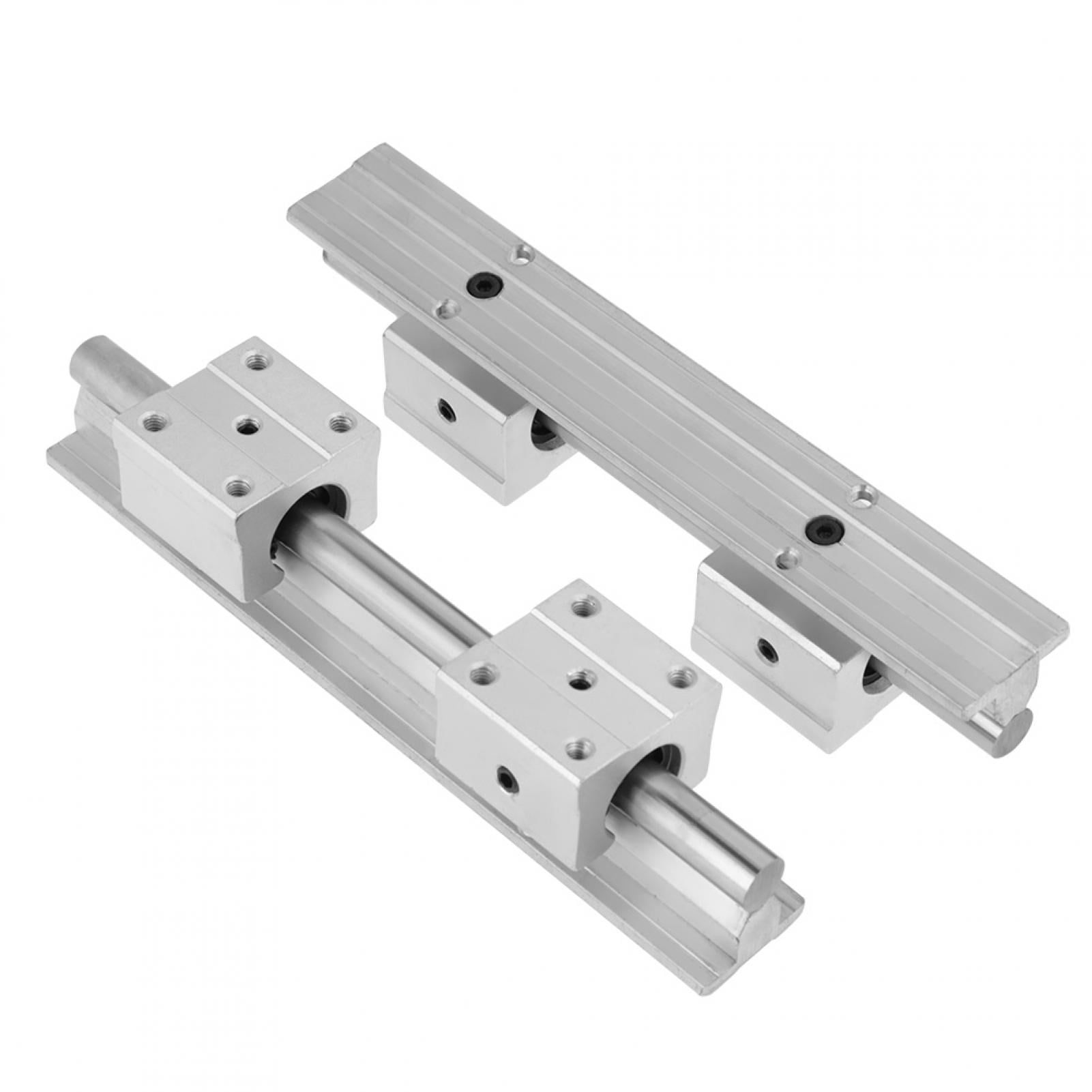 High Precision Bearing Block Linear Slide Rail Shaft Standardized Processing for CNC Routers Lathes Mills DIY Routers