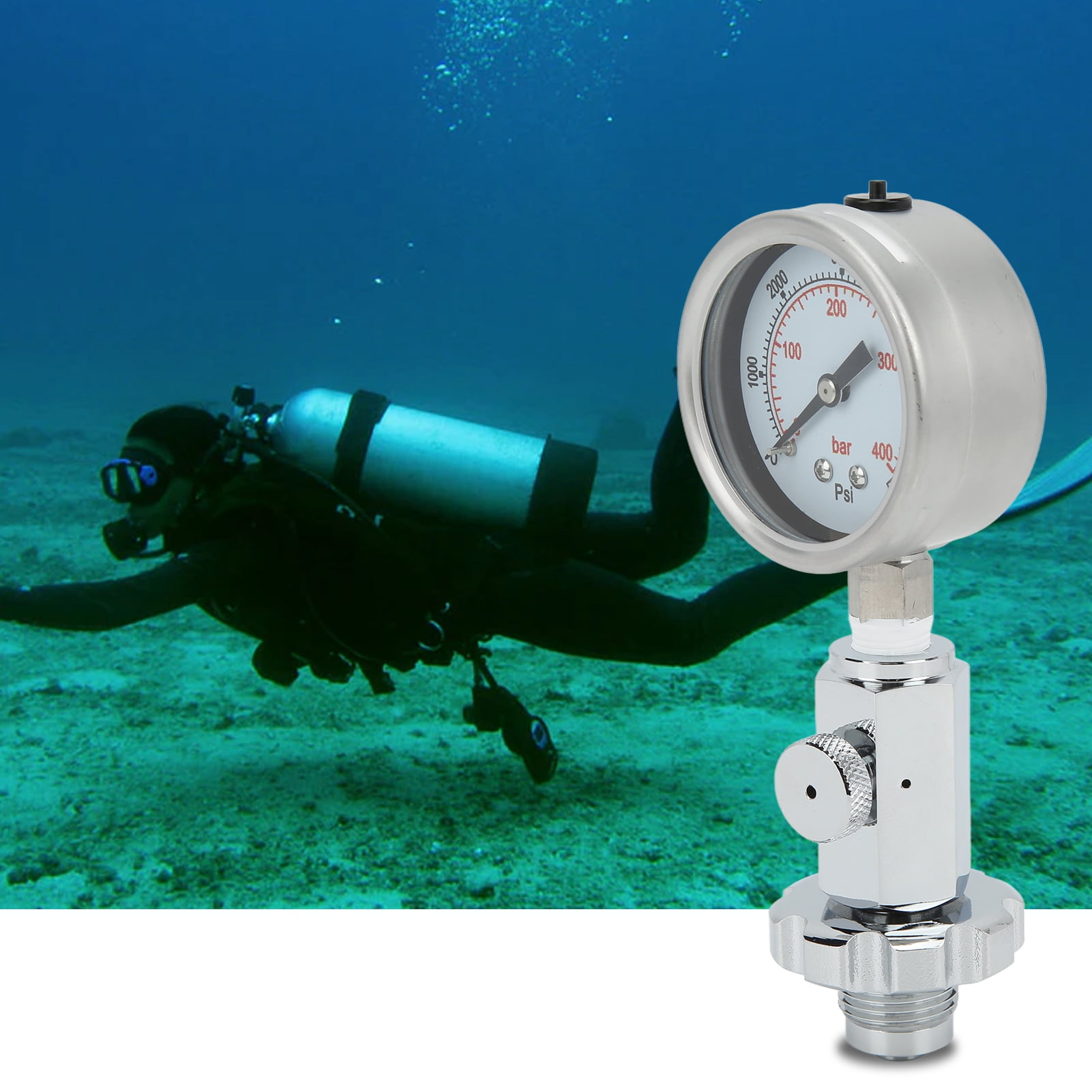 Ymiko Air Tank Pressure Checker, Diving Air Tank Pressure Testing