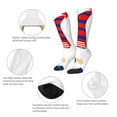 thumbnail image 3 of Naloa 4th of July Gnomes Thigh High Socks Extra Long Stretchy Sock Women Over Knee High Opaque Stocking Daily Wear, 3 of 6