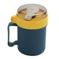 thumbnail image 1 of Plastic Portable Soup Containers Practical Reusable Easy Cleaning Breakfast Cup for Storing Kids Snacks Takeout Leftovers, 1 of 10