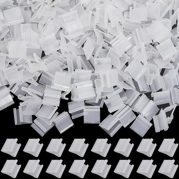 Plastic Balloon Clips Holder for Wedding Event Decorations Birthday Party Supplies Letter V 12x9x12mm 500pcs/set