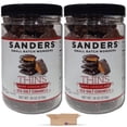 thumbnail image 3 of Sanders Small Batch Dark Chocolate Sea Salt Caramel Thins | 18 Ounce Jar | Pack of 2, 3 of 5