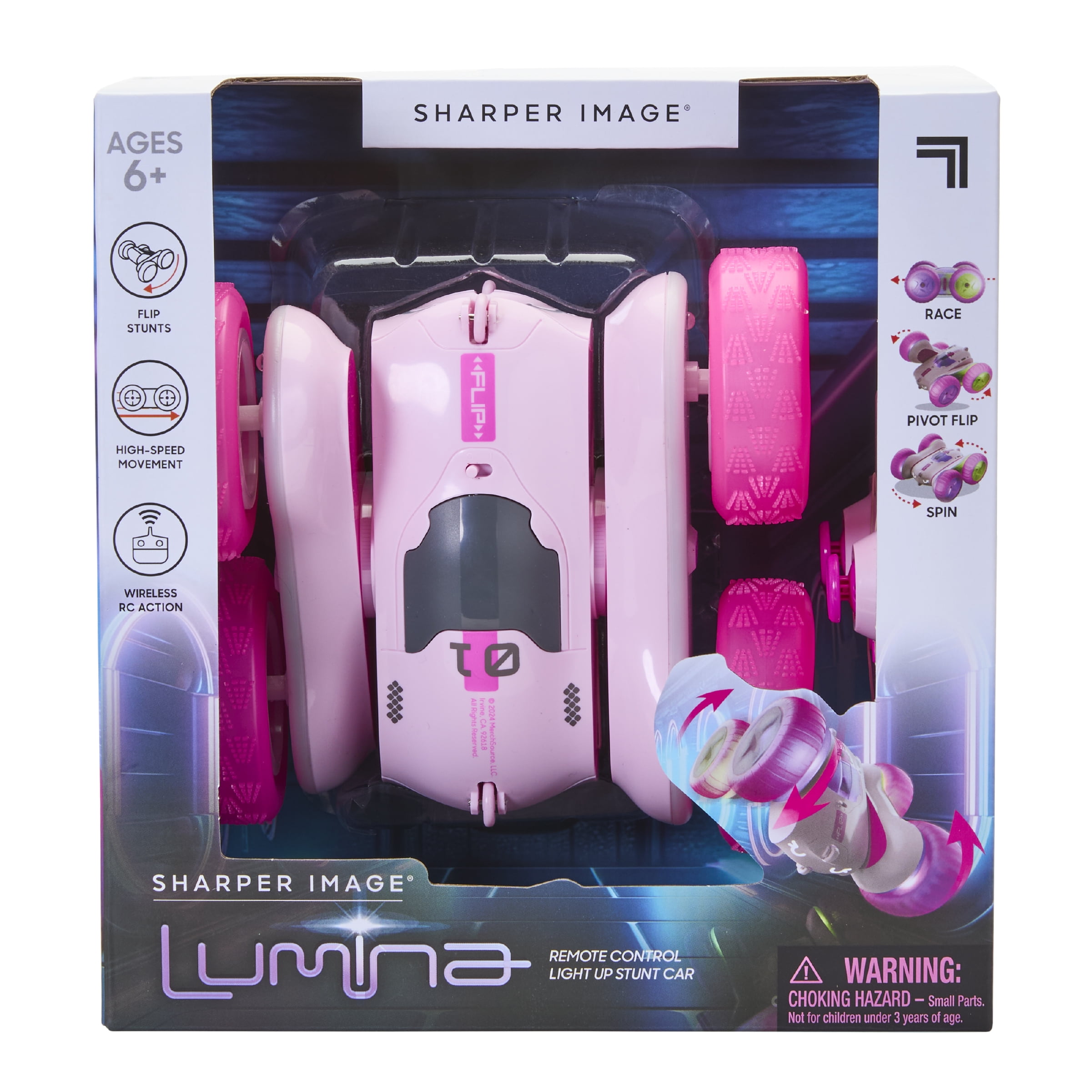 Voiture cascadeuse téléguidée et lumineuse Lumina Sharper Image