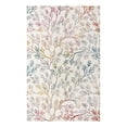 thumbnail image 3 of Unique Loom Blossom Collection Area Rug - Yoshino (5' 3" x 7' 10" Rectangle Ivory/Gray), 3 of 7