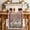 Brown, variant on Gnomes Easter Table Runner - 70 Inch Long Eggs Tulips Spring Floral Retro Art Wooden Cotton and Linen Blended Dress Scarves Farmhouse Table Runner for Kitchen Dining, Coffee Table, 13" x 70"