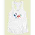thumbnail image 3 of Rainbow World Racerback Tank Women -Grace Popp Designs, Female XX-Large, 3 of 4