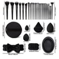 thumbnail image 2 of HGHDBT 51Pcs Black Makeup Brush Set Professional Makeup Kit Powder Concealers Eye shadows Blush Foundation Makeup Brushes, 2 of 7