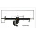 thumbnail image 2 of 40" Go Kart Rear Axle Kit & 48V 1000W Electric Brushless Motor Controller Differential &19x7-8" Wheels Tires + Front Steering Shaft for ATV Quad Buggy 4 Wheelers Dolly Cart Trike Tricycle, 2 of 8