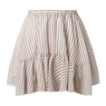 thumbnail image 4 of Bermuda Shorts for Women Low Rise Lace Mini Skirt Pleated Ruffle Skirt Flowy Asymmetrical Underskirt Fairy Half Skirt Beach Vacation Trendy 2025 S-L, 4 of 7