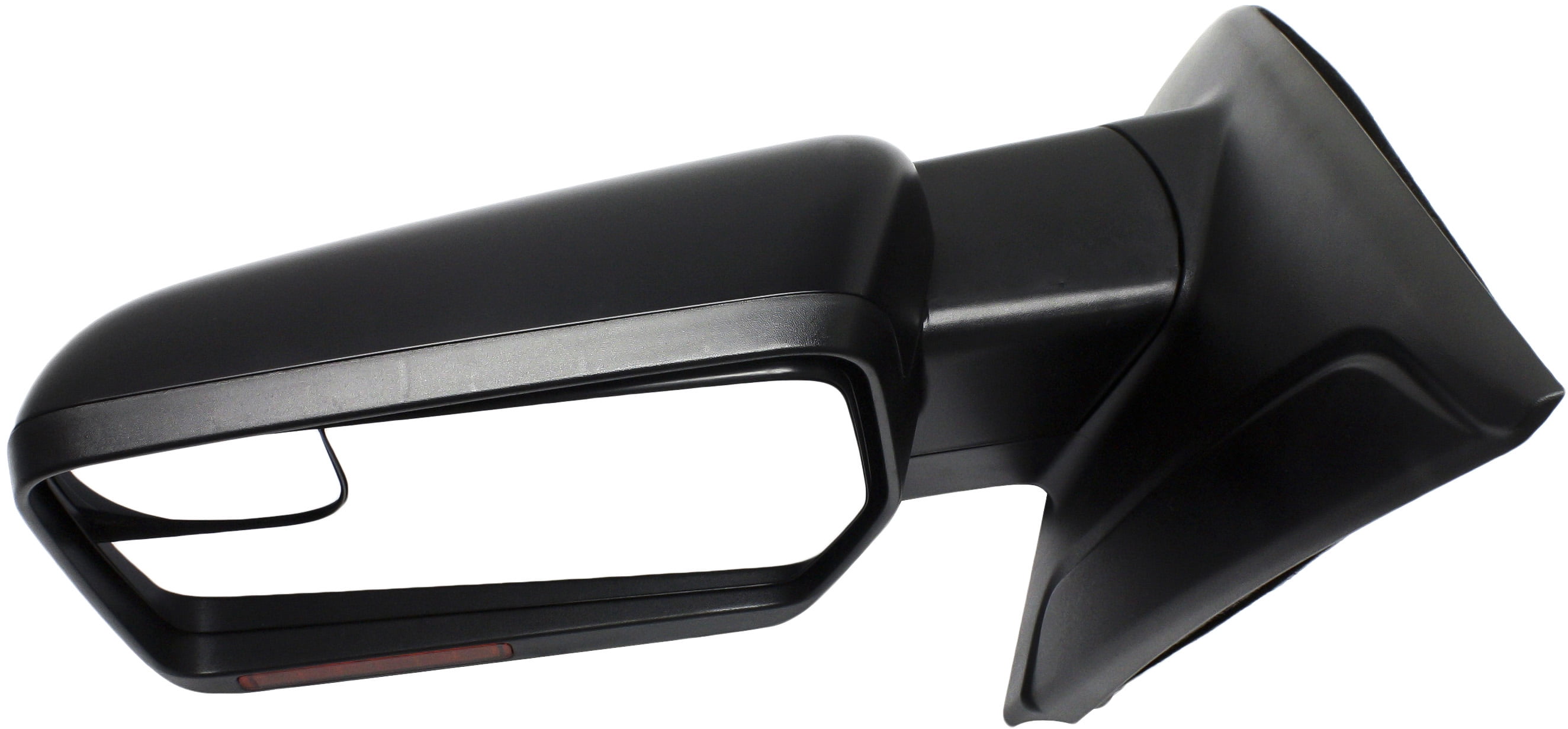 Mirror Compatible With 2011-2014 Ford F-150 Left Driver Side Heated w/ Blind Spot Corner Glass In-housing Signal Light Paintable Kool-Vue