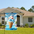 thumbnail image 2 of Amhnf Hello Summer Ice Cream Garden Flag For Home Outdoor Garden Yard Decor 12x18 inch, 2 of 5