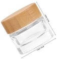 thumbnail image 2 of OULII Small Containers with Lid Mixing Cream Container Transparent 1Pack, 2 of 5